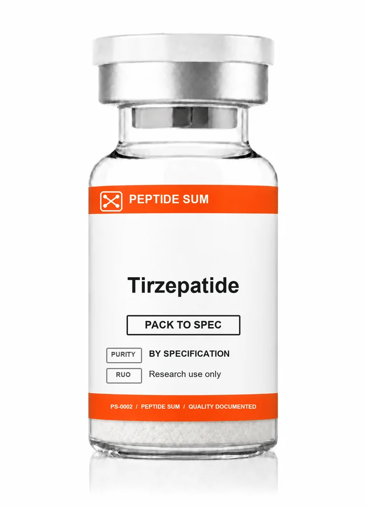 Tirzepatide PeptideSum research vial