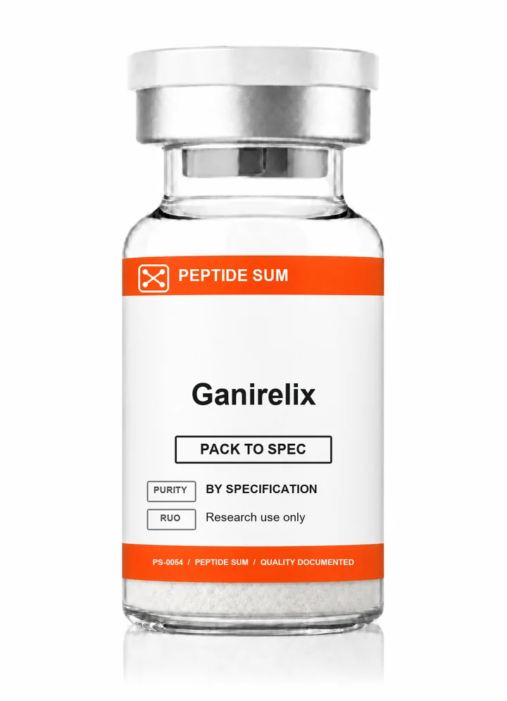 Ganirelix PeptideSum branded research vial