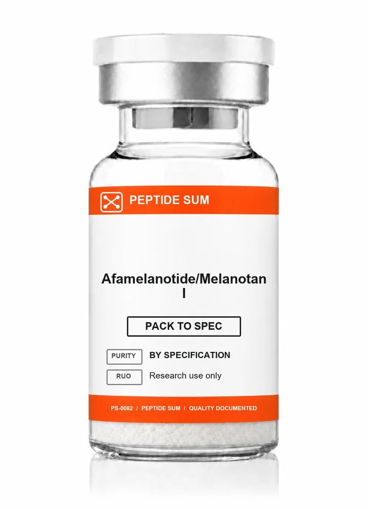 Afamelanotide / Melanotan I PeptideSum branded research vial
